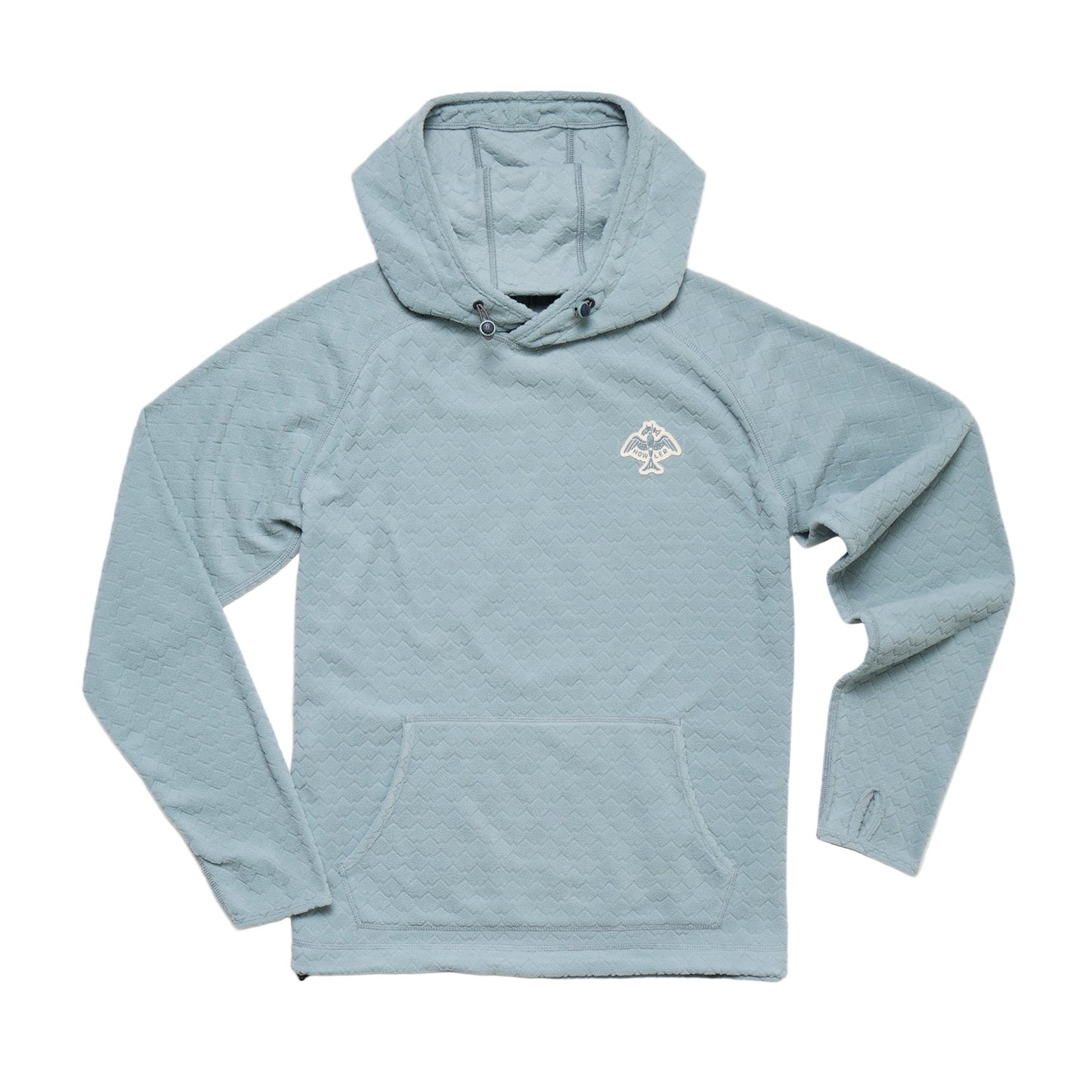 Palo Duro Fleece Hoodie Mountain Grid Iron Blue