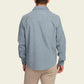 Banning Corduroy Snapshirt Iron Blue