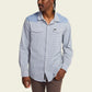 H Bar B Tech LS Shirt Wild Rag: Blue Mirage