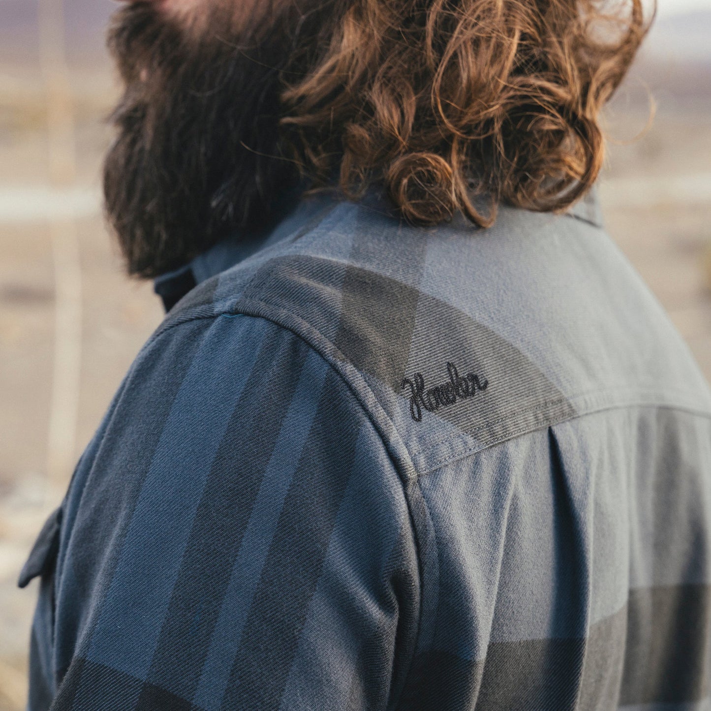 Harker's Flannel Shirt Mega Plaid: Petrol