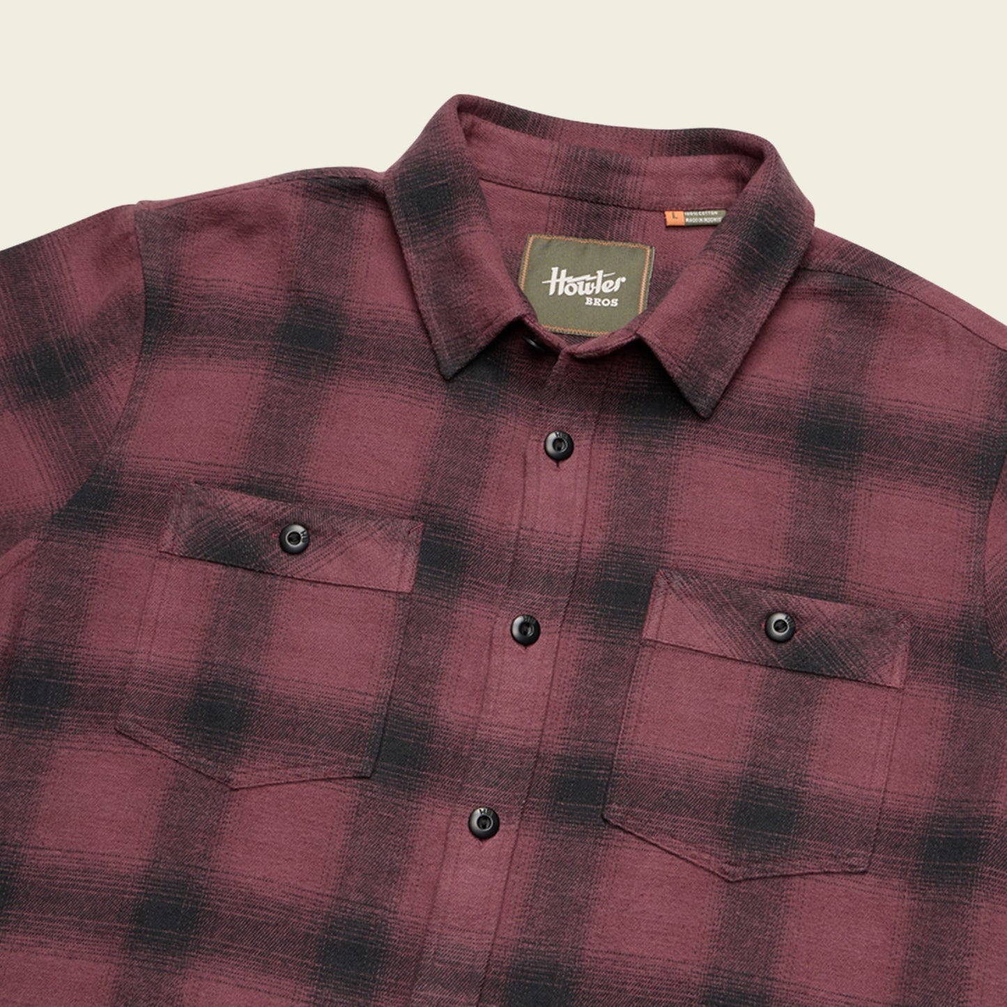 Rodanthe Blanket Flannel Shirt Emmett Plaid Plum Wine