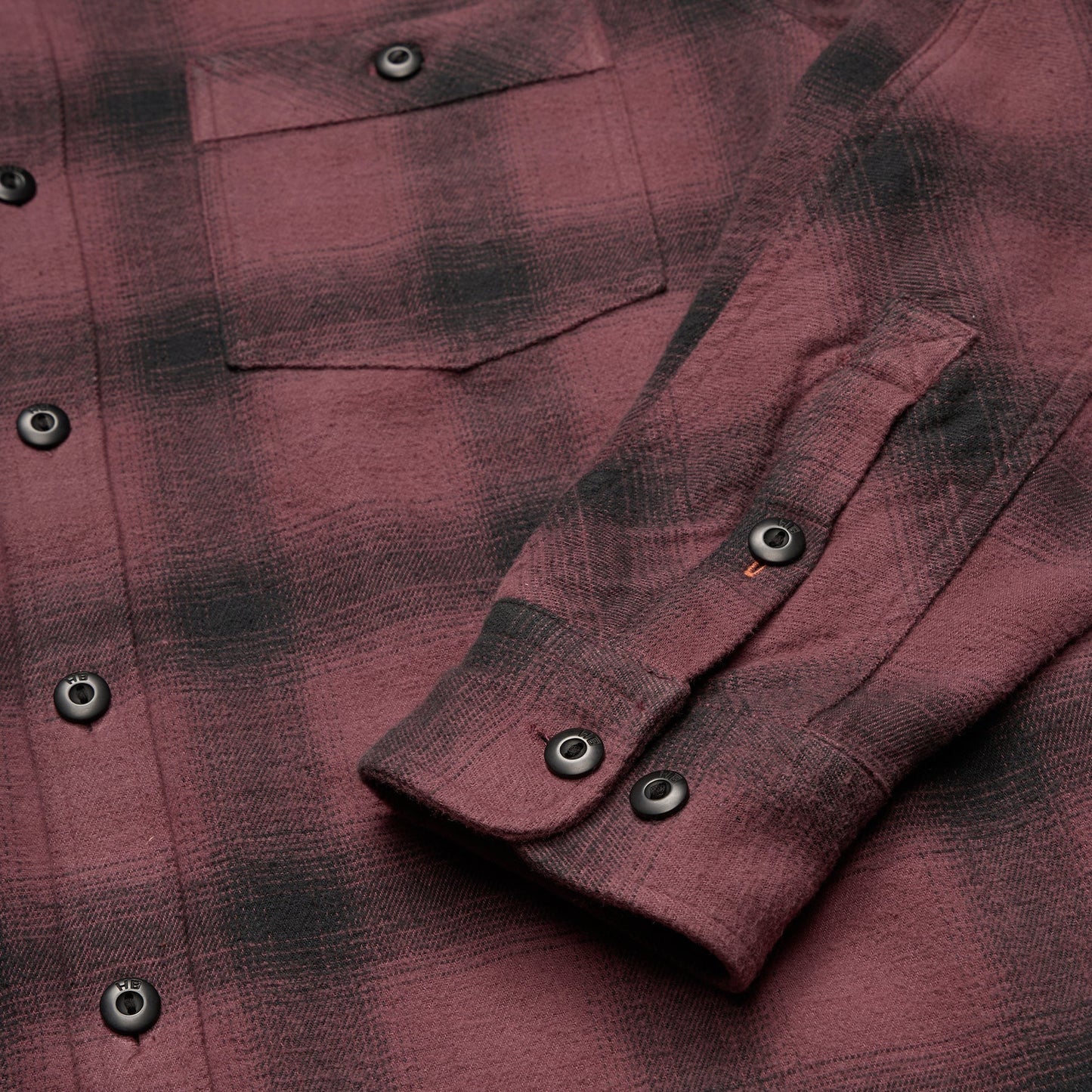 Rodanthe Blanket Flannel Shirt Emmett Plaid Plum Wine