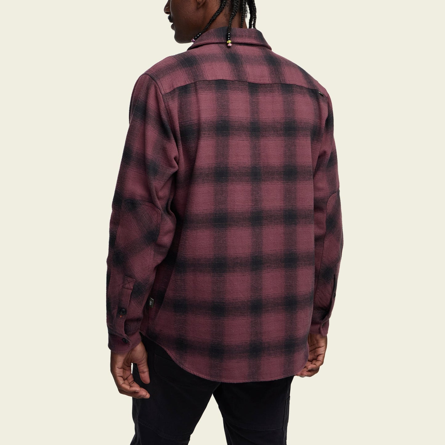 Rodanthe Blanket Flannel Shirt Emmett Plaid Plum Wine