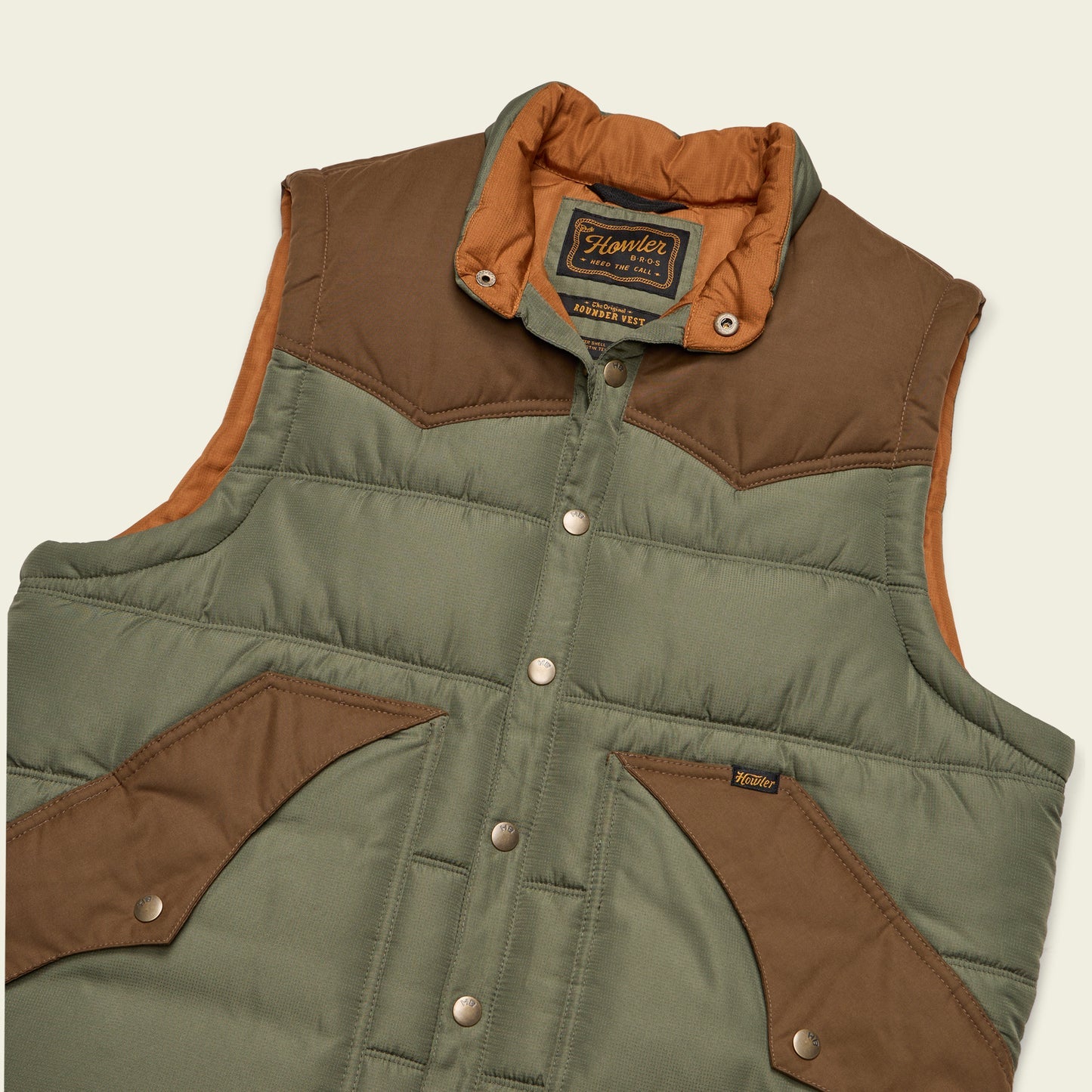 Rounder Vest Oregano / Cocoa