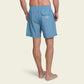 Deep Set Boardshorts Pond Patterns Iron Blue