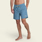 Deep Set Boardshorts Pond Patterns Iron Blue