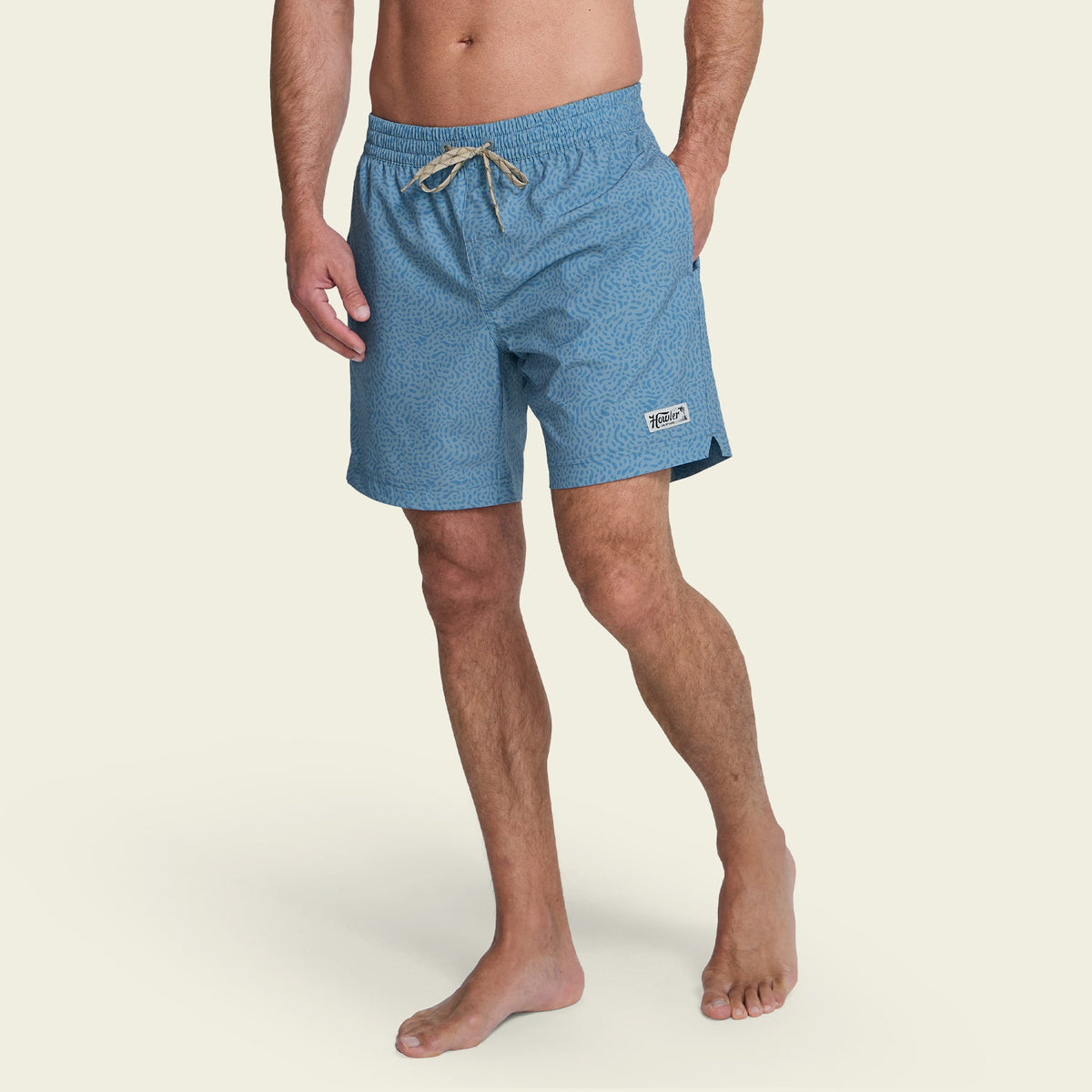 Deep Set Boardshorts Pond Patterns Iron Blue