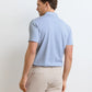 Albatross Diamond Cotton-Blend Piqué Polo Dusk Blue