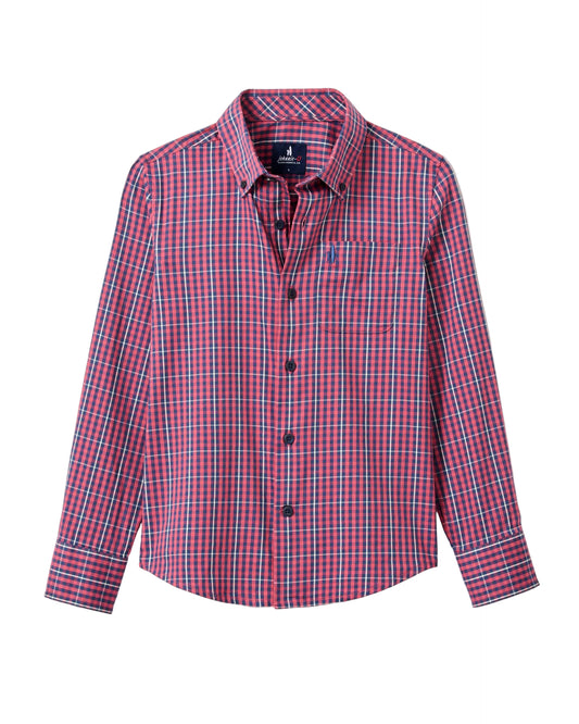 Kenney Natural Performance Jr. Button Down Shirt Lobster