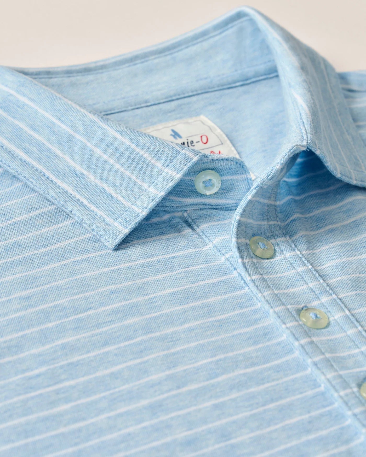Ryan Original Stripe Polo Cloud Blue