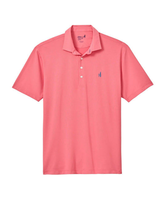 Stevie Mesh Polo Azalea