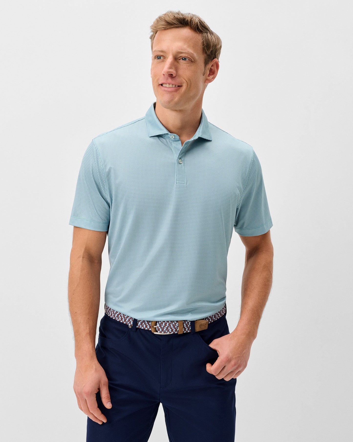 Dot Neat Jersey Polo Sublime