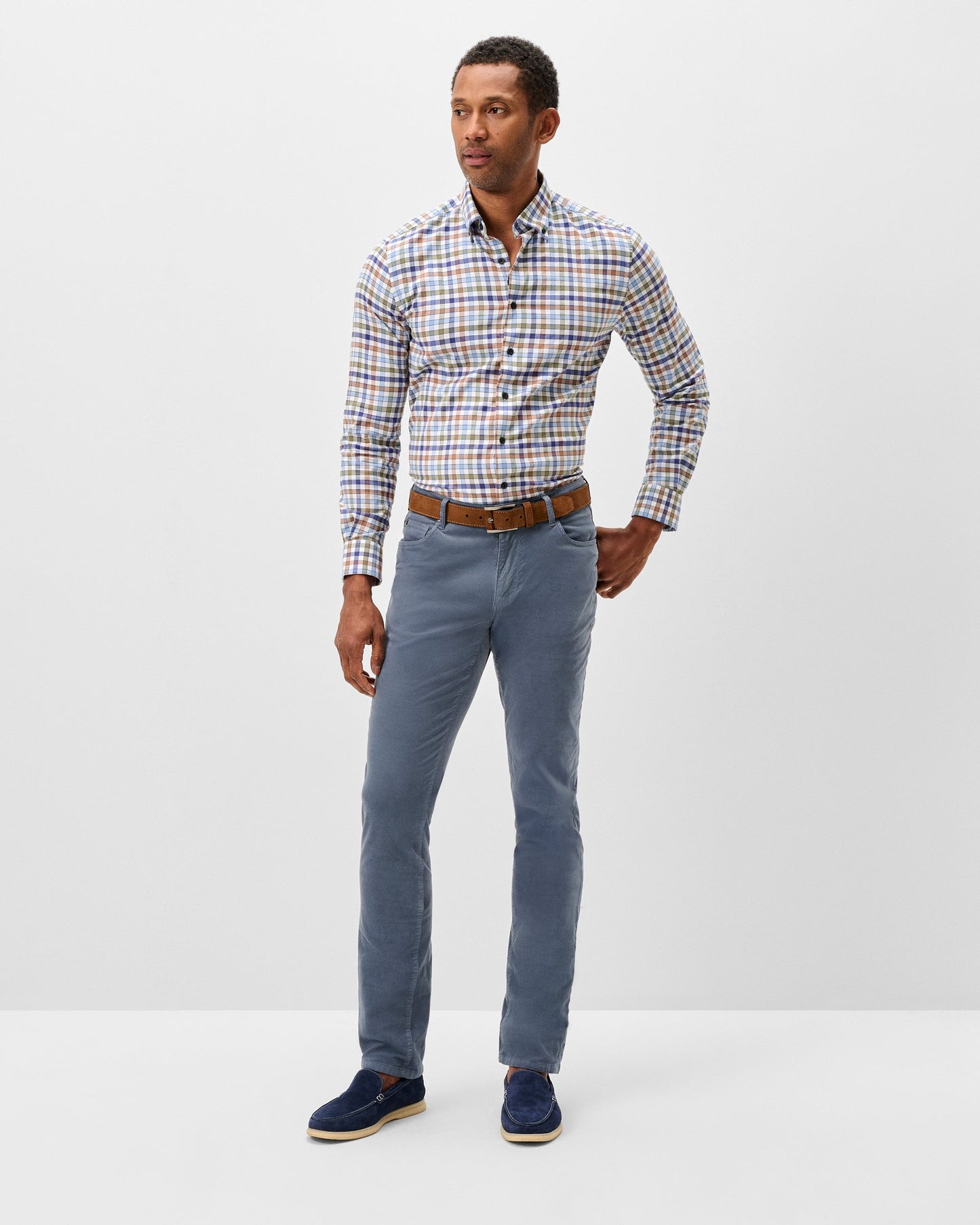 Hampton Corduroy 5-Pocket Pant Indigo