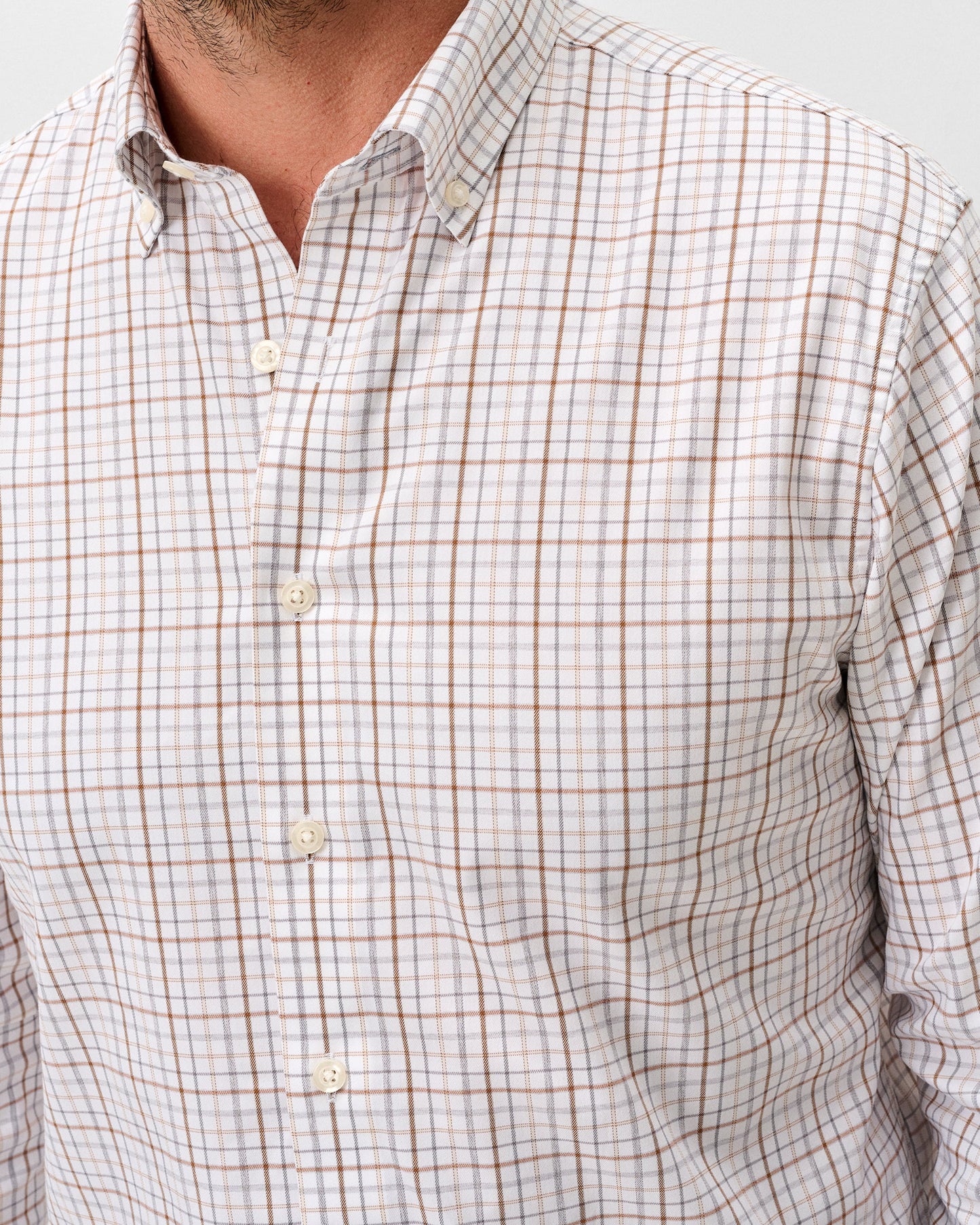 Sandlewood Pane Shirt White