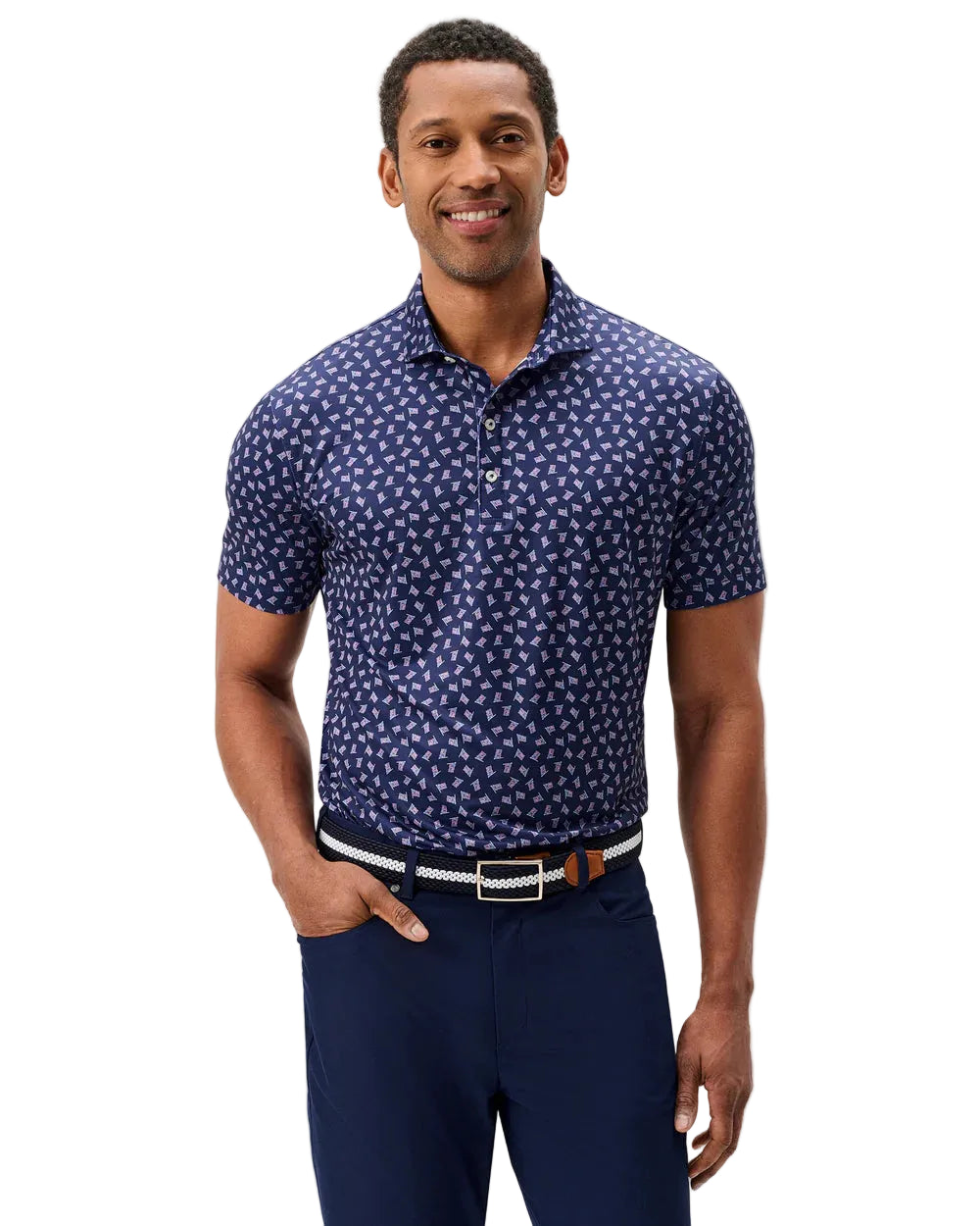 USA Performance Polo Navy