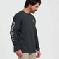 Camo Permit LS T-Shirt Black Sand
