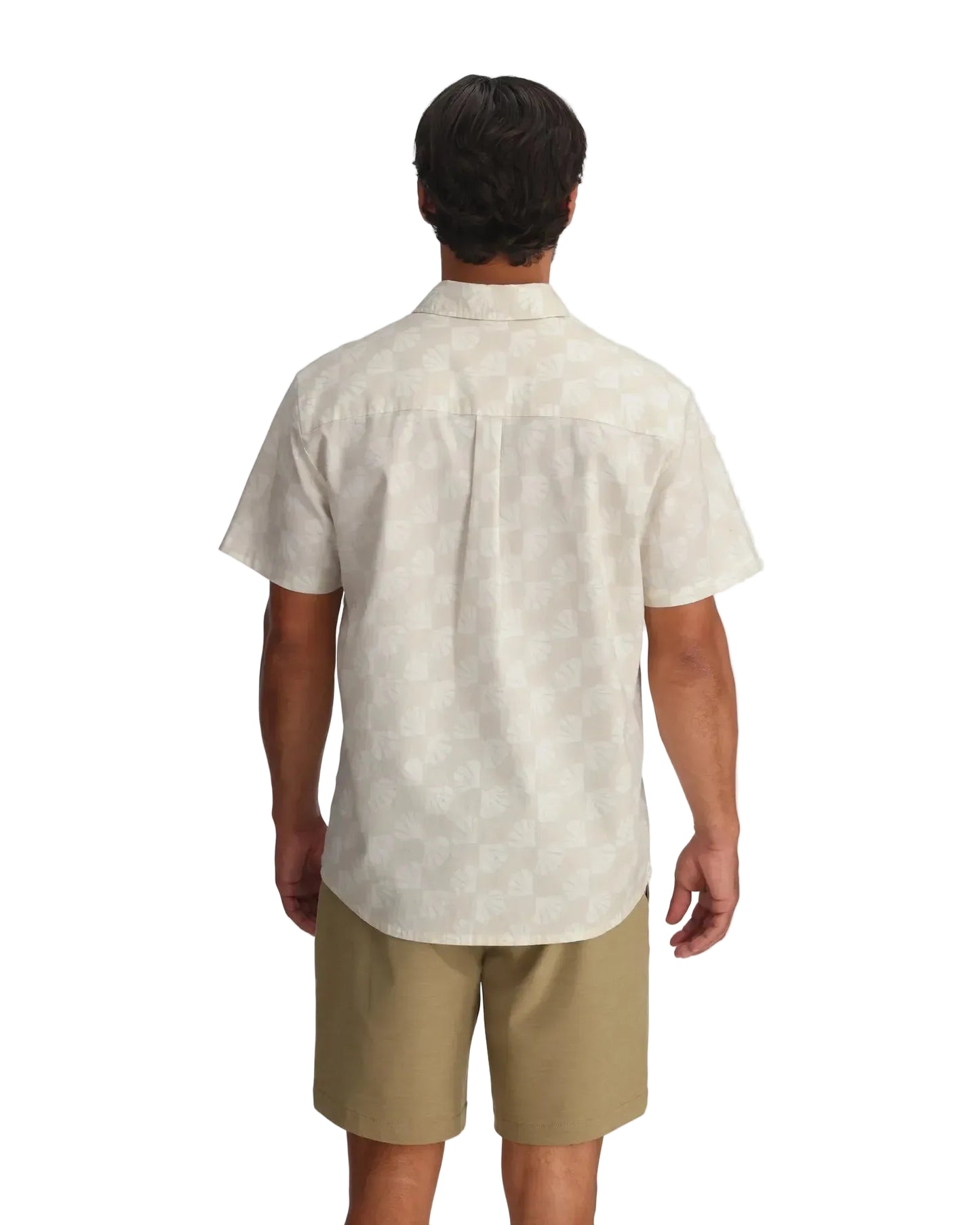 Harbor SS Shirt Sea Scallop Print Birch