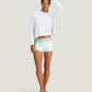 Ws Bamboo Shade Crossover Hoodie Bright White