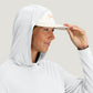 Ws Bamboo Shade Crossover Hoodie Bright White