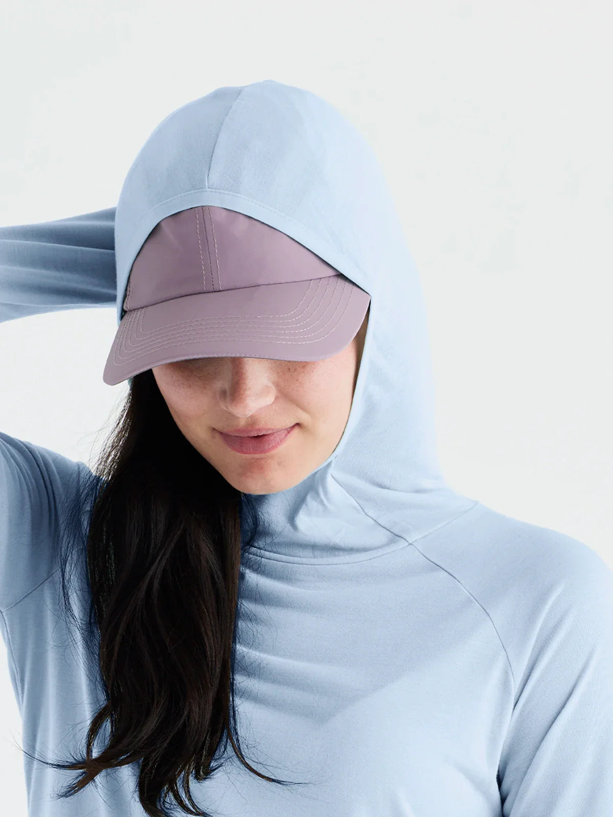 Ws Bamboo Lightweight Hoodie II Clear Sky