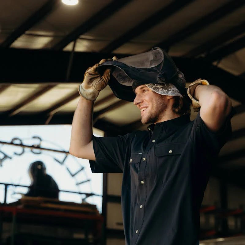 The Farrier Original Fishing SS Shirt Reg Fit Black