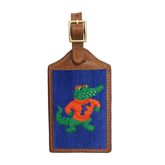 Univ Of Florida Albert Needlepoint Luggage Tag