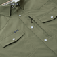The Fence Western LS Shirt Slim Fit Moss Green