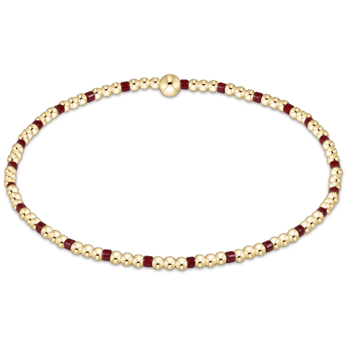 Gameday Hope Sincerity Pattern 2mm Bead Bracelet