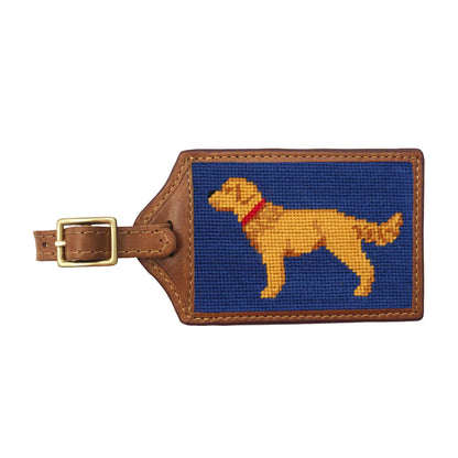 Golden Retriever (Navy) Luggage Tag