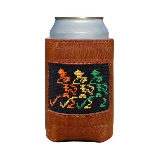 Dancing Skeletons Koozie Black