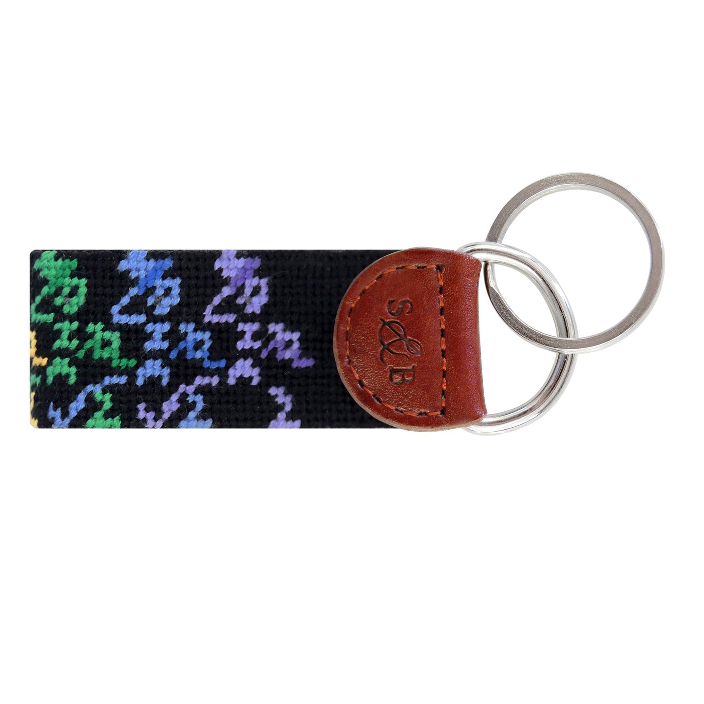 Dancing Skeletons Key Fob Black