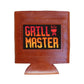 Grill Master Leather Needlepoint Koozie