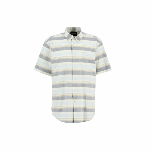 Chathill Striped SS Shirt Navy