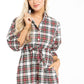 Ws Catherine Dress Holiday Plaid