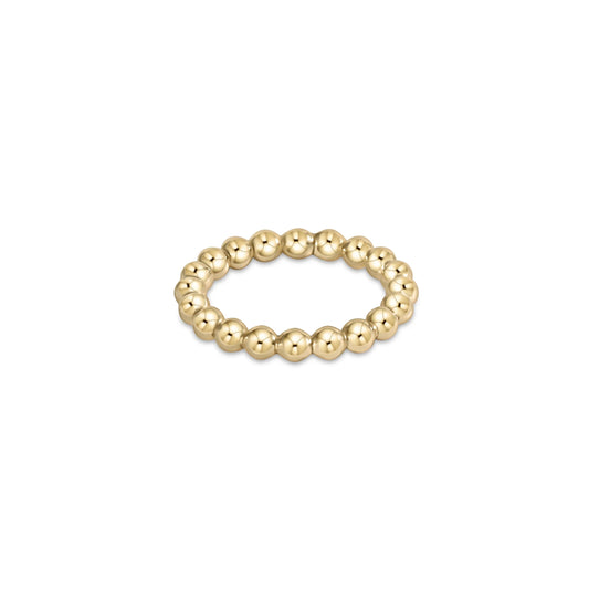 Classic Gold 3mm Bead Ring - Beau Outfitters