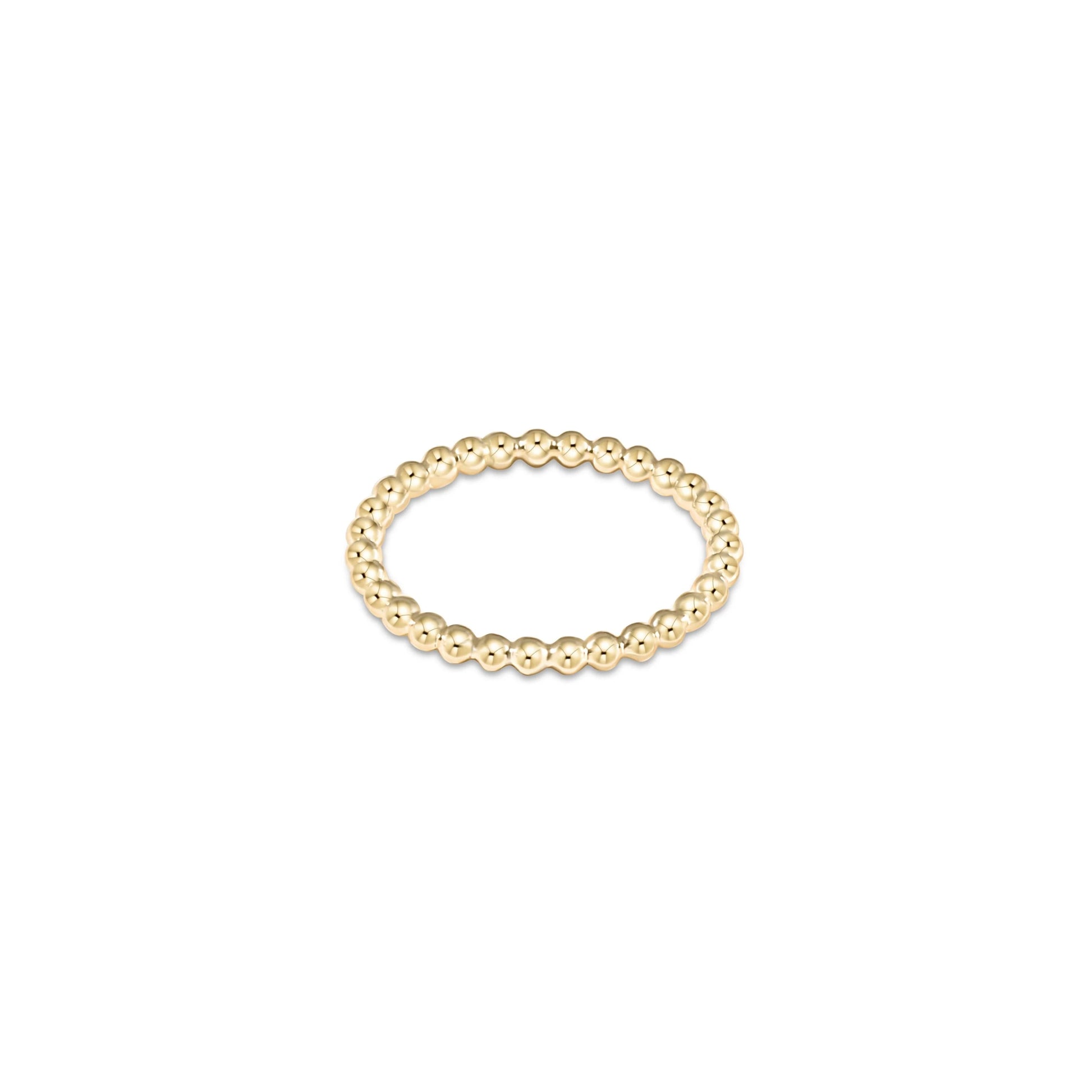 Classic Gold 2mm Bead Ring - Beau Outfitters