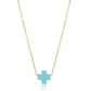 16" Gold Necklace Signature Cross - Beau Outfitters