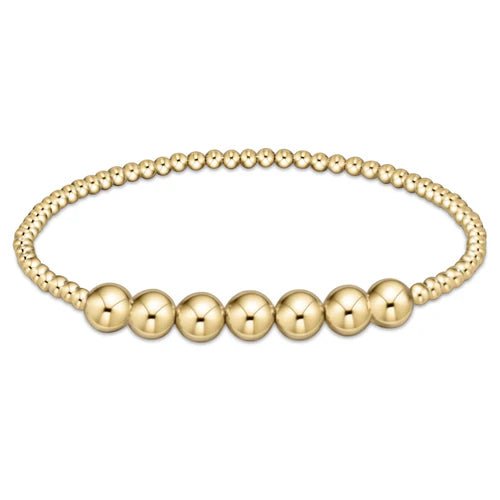 Classic Gold Beaded Bliss 3mm Bead Bracelet - Beau Outfitters