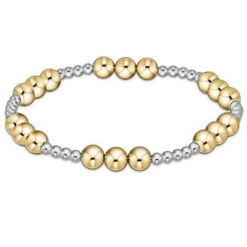 Classic Joy Pattern 6mm Bead Bracelet - Beau Outfitters