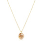 16" Gold Necklace Reflection Small Charm