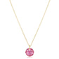 16" Gold Necklace Reflection Small Charm