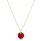 16" Gold Necklace Reflection Small Charm