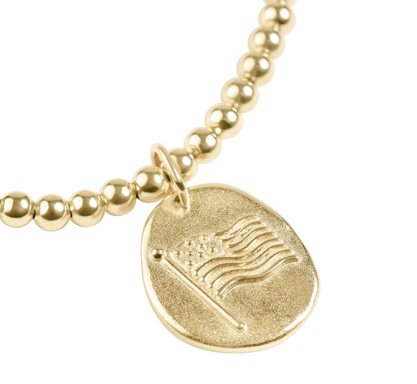 A250 Classic Gold 3mm Bracelet Inspire America Gold Disc