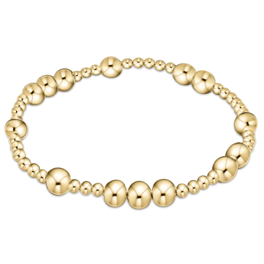 Extends Hope Unwritten 6mm Bead Bracelet Gold