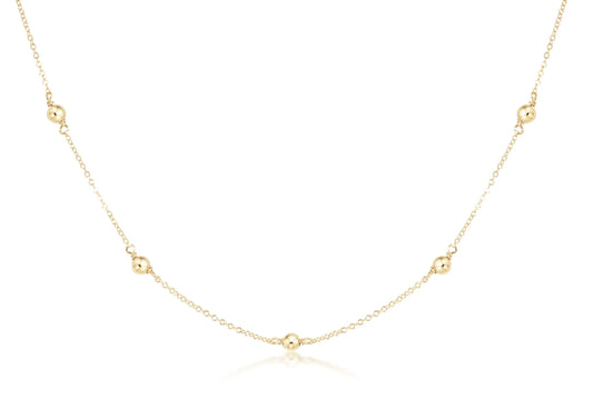 15" Choker Simplicity Chain Gold 4mm