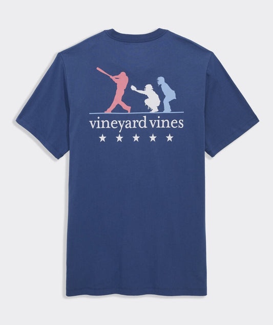 Baseball Silo USA SS T-Shirt Moonshine