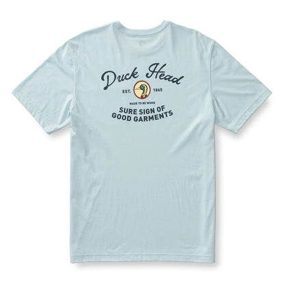 Vintage Graphic SS T-Shirt Heather Sky Blue