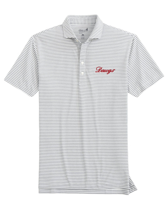 University of Georgia Dawgs Script Stetsons Polo Black