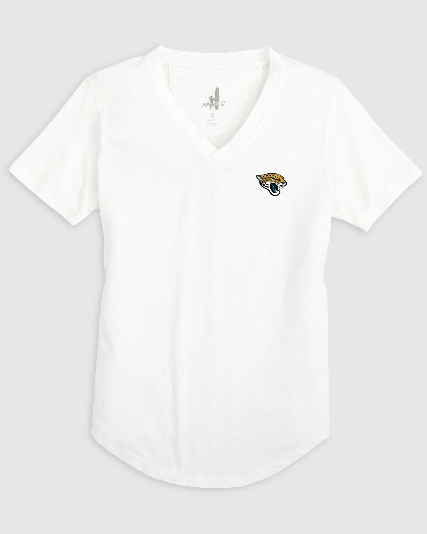 Ws Jaguars Merediths V-Neck T-Shirt White