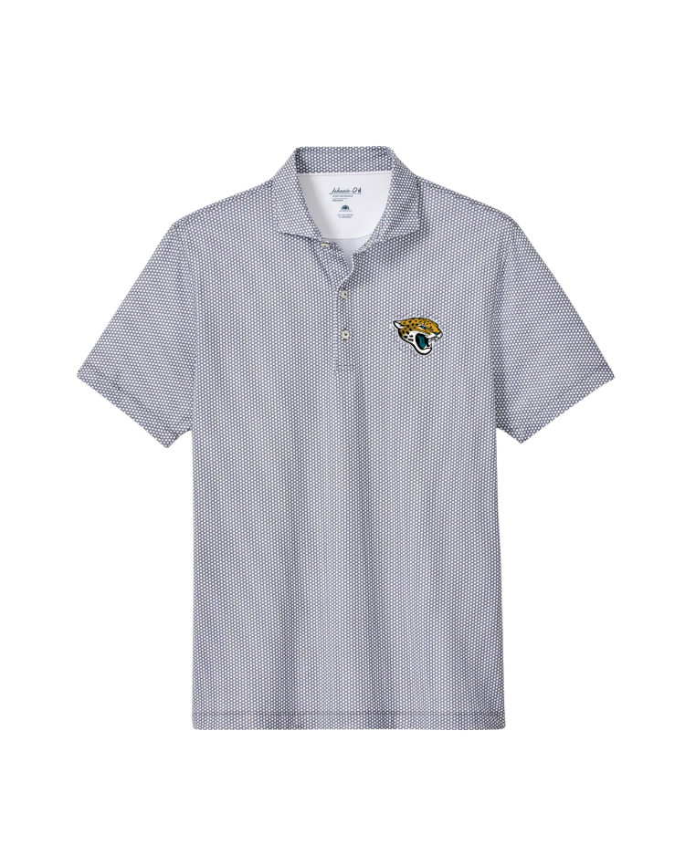 Jaguars Logo Hex Polo Black